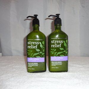 Bath & Body Works Vanilla Verbena Body Lotion Stress Relief Body Lotion